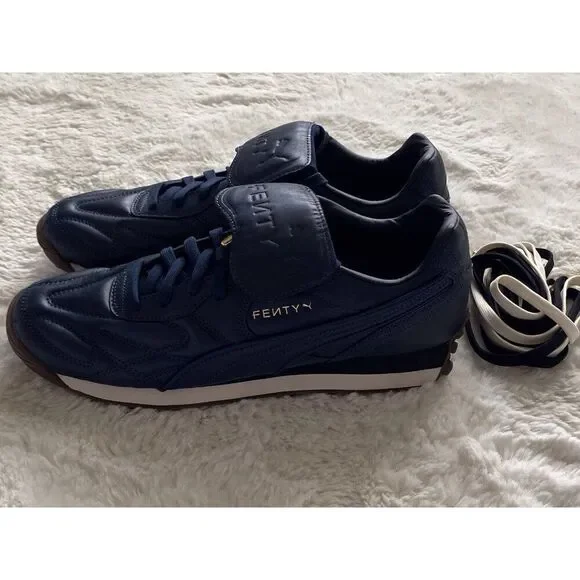 PUMA Fenty x Avanti L Club Navy Blue Shoes Sneakers 398352-01 Men’s Sz 10.5